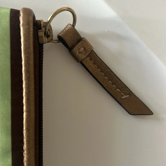 Small Coach Striped Clutch/Toiletry Bag - Picture 3 of 5